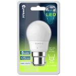 Sansai GL-LG403B LED Bulb G45-5W-B22-Daylight Fancy Round LED 425lm Light Bulb G45 5W B22 Bayonet Cool White 6500K