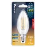 Sansai GL-LC307E Dimmable, C35, 4W, E14, Warm White, 400lm