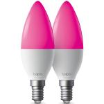 TP-Link Tapo L430C Smart Wi-Fi RGB LED Light Bulb E14 - 2 Pack