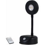 Valore LT-007 Motion Sensor Desk / Wall  Lights with Remote (Black)