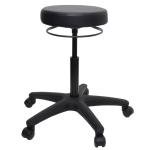 BURO REVO STOOL BLACK VINYL Adjustable seat height