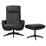 BURO Seating MAYA RECLINER W/ FOOTREST, BLACK