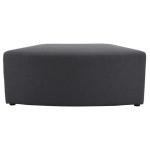 BURO KON572-S41-09 KONFURB ARCO CURVED OTTOMAN GRAPHITE