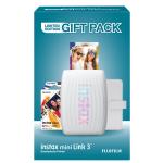 Fujifilm instax mini Link 3 Smartphone Photo Printer - White Limited Edition Christmas Gift Pack 2025