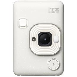 Fujifilm Instax mini LiPlay C Instant Camera & Smartphone Printer - Misty White