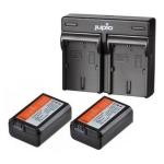 Jupio USB Charger Kit 2X NP-FW50 1080MAH + USB Dual Charger