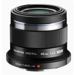 OM-SYSTEM M.Zuiko Digital 45mm F1.8 Lens Black