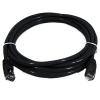 8Ware PL6A-0.5BLK Cat6A UTP Snagless Ethernet Cable - 50cm - Black