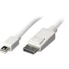 8Ware RC-MDPDP-2 Mini DisplayPort to DisplayPort Cable - 2m - White