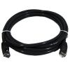 8Ware PL6A-10BLK Cat6A UTP Snagless Ethernet Cable - 10m - Black