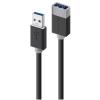 Alogic USB3-02-AA USB 3.0 USB-A Extension Cable - 2m - Black Alogic USB3-02-AA USB 3.0 USB-A Extension Cable - 2m - Black