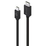 Alogic Elements ELMDPDP-02 Mini DisplayPort Male to DisplayPort Ver Cable 1.2 Male 2m - Black