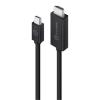 Alogic Elements ELMDPHD-01 Mini DisplayPort to HDMI Cable - 1m - Black
