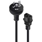 Alogic MF-3PC13-01 AUS 3-Pin to IEC C13 Cable - 1m - Black