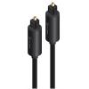 Alogic Toslink Cable - 5m - Black Premium Digital Audio - Fibre