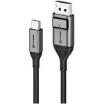 Alogic Ultra ULMDPDP01-SGR Mini DisplayPort to DisplayPort Cable - 1m - Space Grey