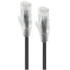 Alogic C6S-02BLK Cat6 Ultra Slim Ethernet Cable - 2m - Black