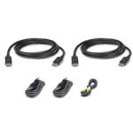 Aten 2L-7D02UDPX5 USB DisplayPort KVM Cable - 1.8m Dual Display - Secure