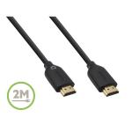 Belkin 4K HDMI Cable - 2m 1080P - 3D Compatible - Gold Plated - 2-Layer Shielding