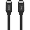 Belkin Connect USB4 Cable - 80cm 100W - Bandwidth up to 40Gbps - Backwards compatible with USB 3.2 & Thunderbolt 4 / 3 Belkin Connect USB4 Cable - 80cm 100W - Bandwidth up to 40Gbps - Backwards compatible with USB 3.2 & Thunderbolt 4 / 3