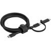 Belkin BoostCharge Pro 2-in-1 Cable with USB-C & Lightning Connector - Black Belkin BoostCharge Pro 2-in-1 Cable with USB-C & Lightning Connector - Black