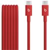 Beats USB-C to USB-C Woven Cable (1.5 m) - Rapid Red - Fast Charging and Data Transfer- Tangle-Free Woven Design- Compatible with USBC Devices - Automatic Voltage Regulation Beats USB-C to USB-C Woven Cable (1.5 m) - Rapid Red - Fast Charging and Data Transfer- Tangle-Free Woven Design- Compatible with USBC Devices - Automatic Voltage Regulation