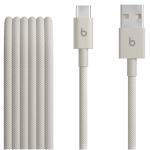 Beats USB-A to USB-C Woven Cable (1.5 m) - Surge Stone - Fast Charging and Data Transfer- Tangle-Free Woven Design- Compatible with USBC Devices - Automatic Voltage Regulation