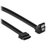 Cruxtec STL75-BK Right Angled SATA 6Gbs Data Cable - 75cm
