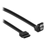 Cruxtec STL100-BK Right Angled SATA 6Gbs Data Cable - 1m