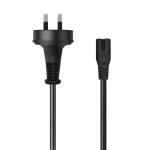 Cruxtec 2Pin Male to IEC-C7 Female Power Cable - 2m - SAA Approved - AU/NZ