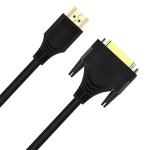 Cruxtec 2m HDMI Male to DVI Male ( 24+1) Cable - Single Link  - 4K/30Hz
