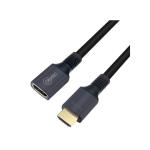 Cruxtec 50cm HDMI Male to Female Extension Cable 48Gbps - 8K/60Hz & 4K/120Hz - Backwards compatible with HDMI 18Gbps