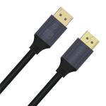 Cruxtec 2m DisplayPort v2.1 Male to Male Cable - 40Gbps - 16k/30Hz & 8K/60Hz & 4K/240Hz