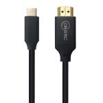 Cruxtec 2m USB-C to HDMI Cable 18Gbps - 4K/60Hz & 2K/120Hz - HDR - Supports DP Alt Mode