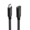 Cruxtec 50cm USB-C Male to USB-C Female Extension Cable 10Gbps - 100W