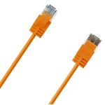 Cruxtec Cat6A Ultra Slim Ethernet Cable - 0.5m - Orange