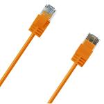 Cruxtec Cat6A Ultra Slim Ethernet Cable - 1.5m - Orange