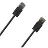 Cruxtec Cat6A Ultra Slim Ethernet Cable - 30cm - Black