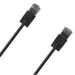 Cruxtec Cat6A Ultra Slim Ethernet Cable - 5m - Black