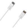Cruxtec Cat6A Ultra Slim Ethernet Cable - 10m - White