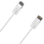 Cruxtec Cat6A Ultra Slim Ethernet Cable - 15m- White