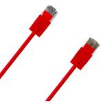 Cruxtec Cat6A Ultra Slim Ethernet Cable - 50cm - Red
