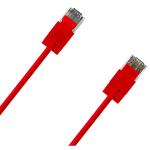 Cruxtec Cat6A Ultra Slim Ethernet Cable - 3m - Red