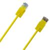 Cruxtec Cat6A Ultra Slim Ethernet Cable - 50cm - Yellow