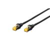 Digitus DK-1644-A-100/BL Cat6A S-FTP Patch Lead - 10m - Black