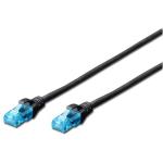 Digitus DK-1512-030/BLACK CAT5e UTP Patch Lead - 3m - Black