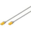 Digitus Cat6 UTP Slim Patch Lead - 1m - Grey