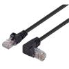 Dynamix PLKRA-C6-3 Cat6 Right Angled Patch Lead - 3m - Black Dynamix PLKRA-C6-3 Cat6 Right Angled Patch Lead - 3m - Black