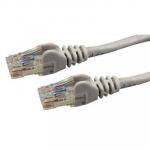 Dynamix PLGY-C6A-0 Cat6 RJ45 Patch Lead - 50cm - Grey UTP - T568A - 250MHz - 24AWG - Slimline - Snagless - Gold Plated