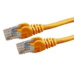 Dynamix PLO-C6A-5 Cat6 RJ45 Patch Lead - 5m - Orange UTP - T568A - 250MHz - 24AWG - Slimline - Snagless - Gold Plated